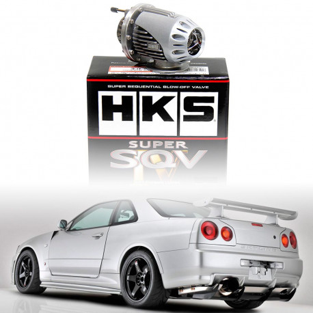 Izpihovalni ventili po proizvajalcih avtomobilov HKS Super SQV IV Blow Off Valve for Nissan Skyline R34 GT-R | race-shop.si