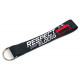 Ključavnice Short lanyard keychain "Respect your elders" - Black | race-shop.si