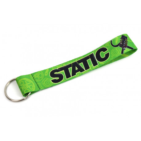 Ključavnice Short lanyard keychain "Static" - Green | race-shop.si