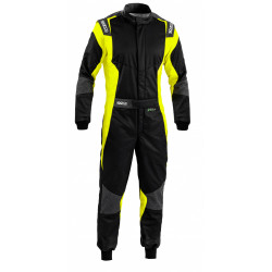 FIA tekmovalni kombinezon SPARCO FUTURA, črna/rumena