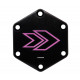 Univerzalna pesta volana s hitrim sproščanjem NRG Horn Delete Button (Arrow) - Purple | race-shop.si