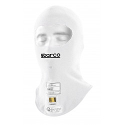Sparco RW-11 EVO Odprta podkapa (balaclava) s FIA homologacijo bela