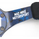 Volani 3-kraki volanski obroč NRG, 350mm, alcantara, 75mm zamik, črna/modra | race-shop.si