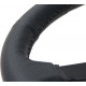 Volani 3-kraki volanski obroč NRG, 350mm, usnje, 38mm zamik, črna | race-shop.si