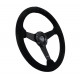 Volani 3-kraki volanski obroč NRG, 350mm, semiš, 38mm zamik, črna | race-shop.si