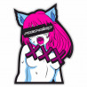 Sticker race-shop Foxy girl