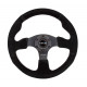 Volani NRG RACE STYLE 3-spoke suede Steering Wheel (320mm), black | race-shop.si