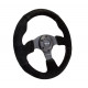 Volani 3-kraki volanski obroč NRG RACE, 320mm, semiš, 25mm zamik, črna | race-shop.si