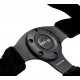 Volani 3-kraki volanski obroč NRG RACE, 320mm, semiš, 25mm zamik, črna | race-shop.si