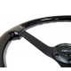 Volani 3-kraki volanski obroč NRG, 350mm, les, 75mm zamik, črna/rjava | race-shop.si