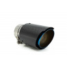 Exhaust tip RACES CARBON 89mm, input 54mm - Gloss