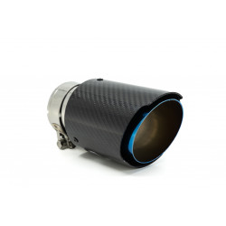 Konica dušilca ​​izpušnih plinov RACES CARBON 101mm, vhodni premer 76mm - Gloss