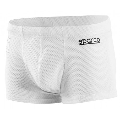 Spodnje perilo Sparco man race boxer shorts whit FIA white | race-shop.si