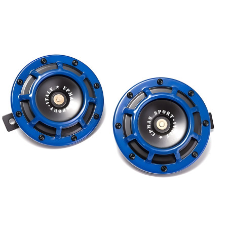 Car horns Universal grill mount car horns, 12V (124mm) | race-shop.si