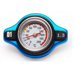 Radiator cap 1,3BAR 15mm with thermometer