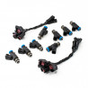 Set of 8 Deatschwerks 460 cc/min injectors for GMC Sierra V8 Vortec (00-13)