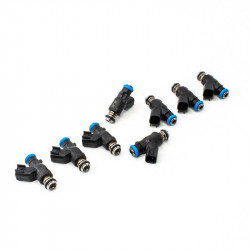 Set of 8 Deatschwerks 590 cc/min injectors for GMC Sierra V8 Vortec (00-13)
