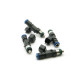 For a specific vehicle Set of 4 Deatschwerks 800 cc/min injectors for Mitsubishi Lancer Evo 8 (VIII) | race-shop.si