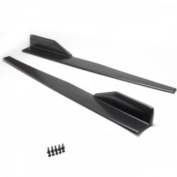 RACES Universal side skirt with canards, 86cm - Black