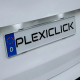 License plate holder Plexiclick® - Invisible license plate holder | race-shop.si