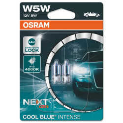 Osram signalna žarnica COOL BLUE INTENSE (NEXT GEN) W5W (2 kosa)