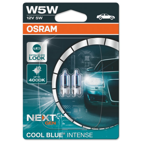 Bulbs and xenon lights Osram signalna žarnica COOL BLUE INTENSE (NEXT GEN) W5W (2 kosa) | race-shop.si