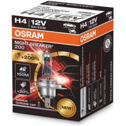 Osram halogen headlight lamps NIGHT BREAKER 200 H4 (1pcs)