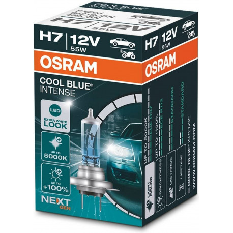 Bulbs and xenon lights Osram halogenski žarometi COOL BLUE INTENSE (NEXT GEN) H7 (1 kos) | race-shop.si