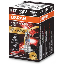 Osram halogen headlight lamps NIGHT BREAKER 200 H7 (1pcs)