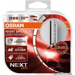 Osram xenon headlight lamps XENARC NIGHT BREAKER LASER (NEXT GEN) D2S (2pcs)