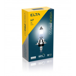 ELTA VISION PRO 50 12V 55W halogen headlight lamps PX26d H7 (2 kosa)