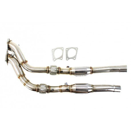 RS6 Downpipe for Audi RS6 C5 4.2 V8 2002-2004 with cat | race-shop.si
