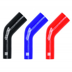 Silikonsko redukcijsko koleno RACES Silicone 45° - 25mm (1") do 38mm (1,5")