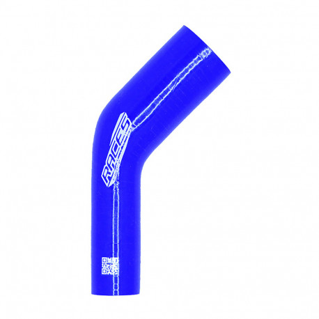Silikonski reduktor 45° Silikonsko redukcijsko koleno RACES Silicone 45° - 15mm (0,59") do 20mm (0,79") | race-shop.si