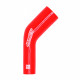 Silikonski reduktor 45° Silikonsko redukcijsko koleno RACES Silicone 45° - 15mm (0,59") do 20mm (0,79") | race-shop.si