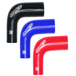 Silikonsko redukcijsko koleno RACES Silicone 90° - 38mm (1,5") do 51mm (2")