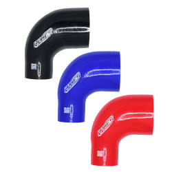 Silikonsko redukcijsko koleno RACES Silicone 90° - 57mm (2,25") do 63mm (2,5")