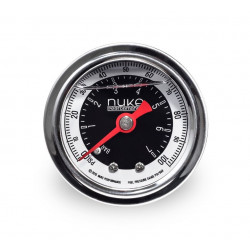 NUKE Performance Fuel Pressure Gauge 7 BAR / 100 PSI