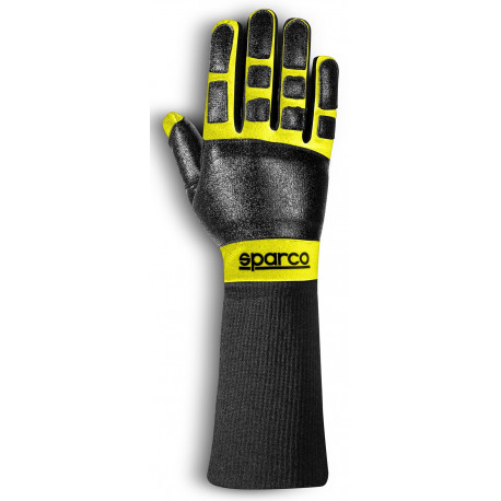 Oprema za mehanike Mechanics` glove Sparco R-TIDE MECA whith FIA black/yellow | race-shop.si