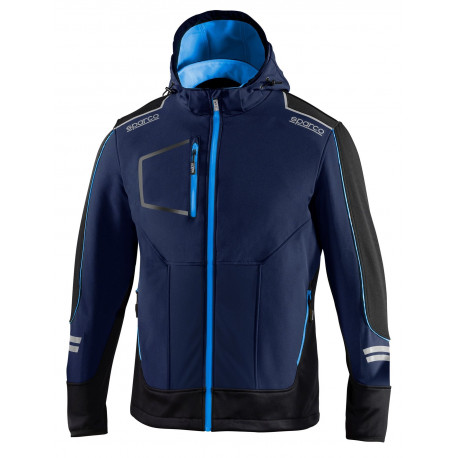 Majice s kapuco in jakne SPARCO TECH SOFT-SHELL TW blue | race-shop.si