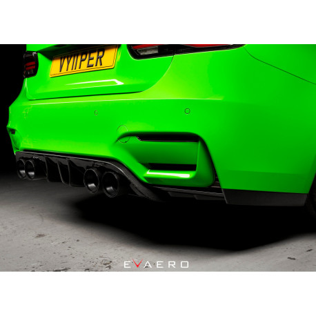 Body kit a vizuálne doplnky EVAERO karbonový difuzor zadního nárazníku s postranními splittery BMW M3 F80 | race-shop.si