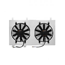 Sahara ventilator za dirkalni hladilnik MISHIMOTO 91-99 Mitsubishi 3000GT Turbo in non-Turbo Komplet pokrovov ventilatorja