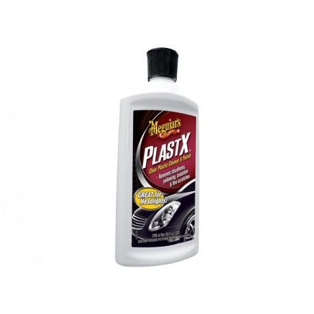 Paint correction Meguiars PlastX - loščilo (pasta) za nego, poliranje in obnovo prozornih plastičnih materialov, 296 ml | race-shop.si
