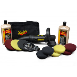 Meguiars Mirror Glaze Soft Buff DA Kit 3" + 5" - komplet za obnovo laka, vključno z orbitalnim polirnikom Meguiars MT310