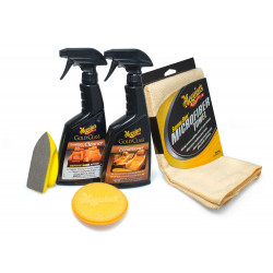 Meguiars Heavy Duty Leather Care Kit - Komplet za popolno nego, čiščenje in zaščito usnja