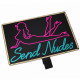 LED panels Glowing LED panel "Send Nudes" | race-shop.si