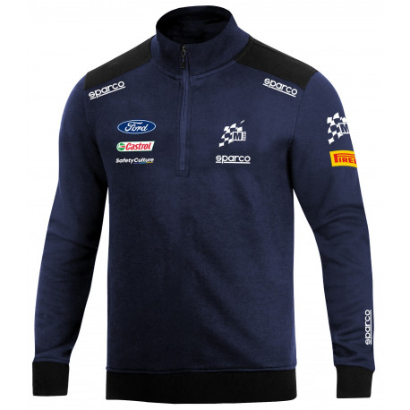 Majice s kapuco in jakne SPARCO M-SPORT WRC half-zip sweatshirt for men | race-shop.si