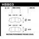 Zavorne ploščice HAWK performance Zadnje zavorne ploščice Hawk HB803B.639, Street performance, min-max 37°C-290°C | race-shop.si