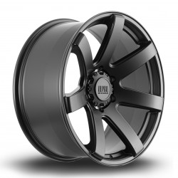 Alpha Offroad Gauntlet platišče 20X9 6X114 66,1 ET10, Črna