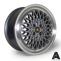 Autostar Minus platišče 17X8 4X100 67,1 ET30, Gun Metal